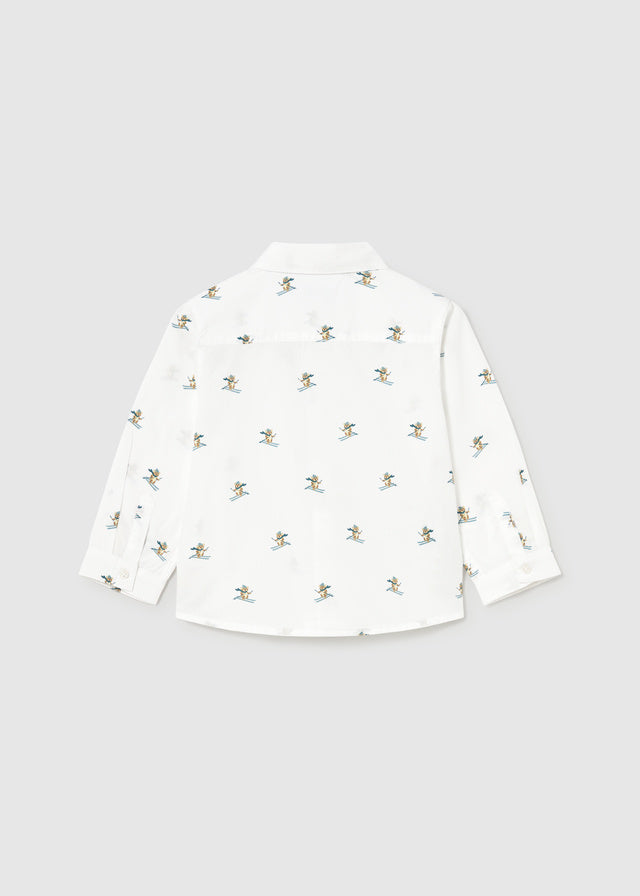 Camicia m/l stampata