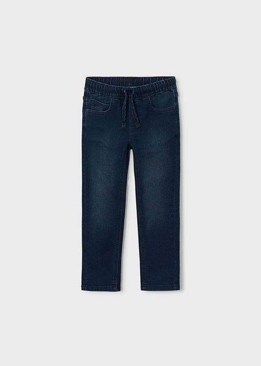 Jeans jogger bambino Mayoral blu, fronte
