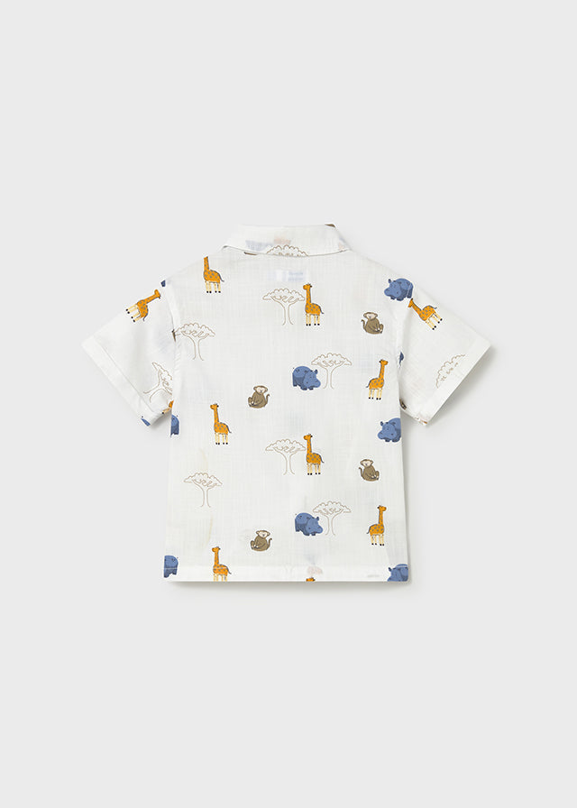 Camicia m/c stampata