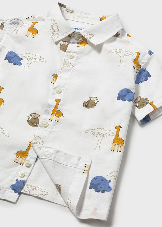 Camicia m/c stampata