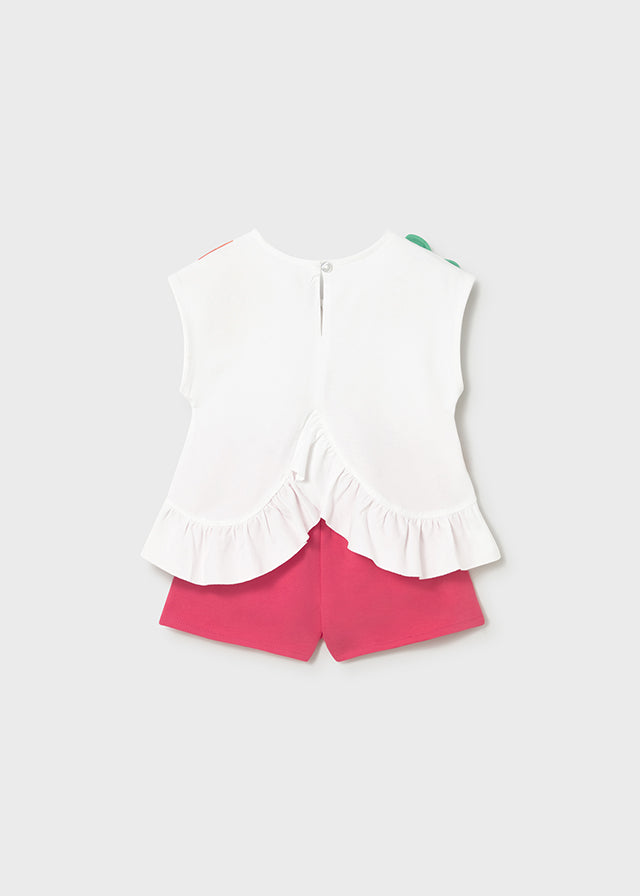 Graphic shorts set