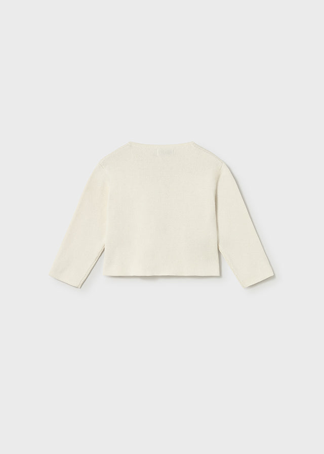 Long knitted jacket