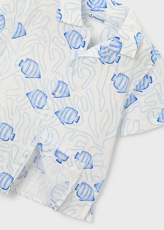 Camicia m/c stampata