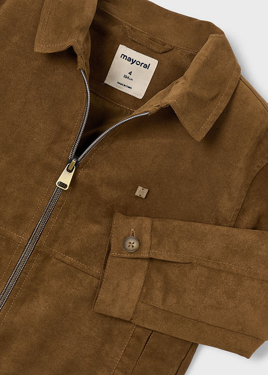 Suede hunting jacket
