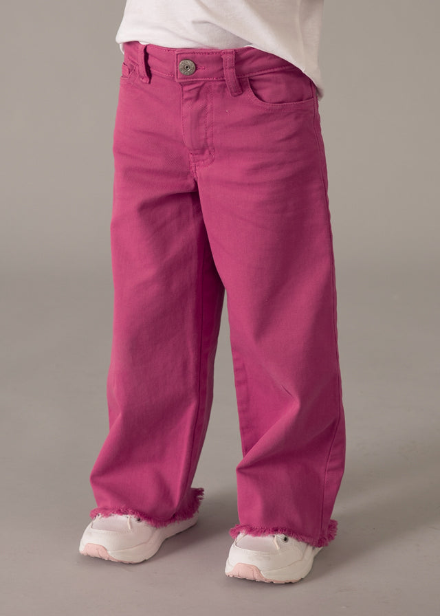 Pantalone twill wide leg
