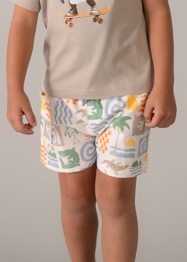 Costume bermuda stampato