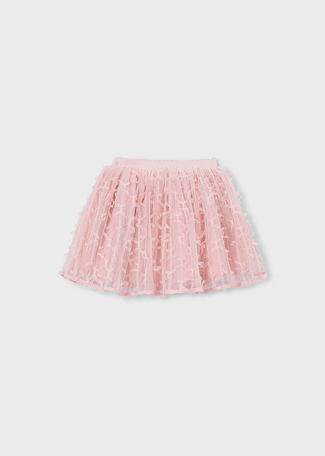 Tulle skirt with patterns