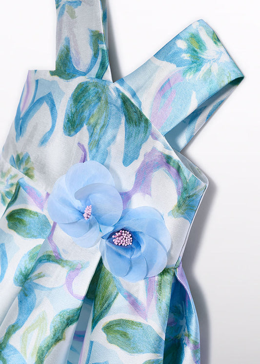 Vestito mikado stampato