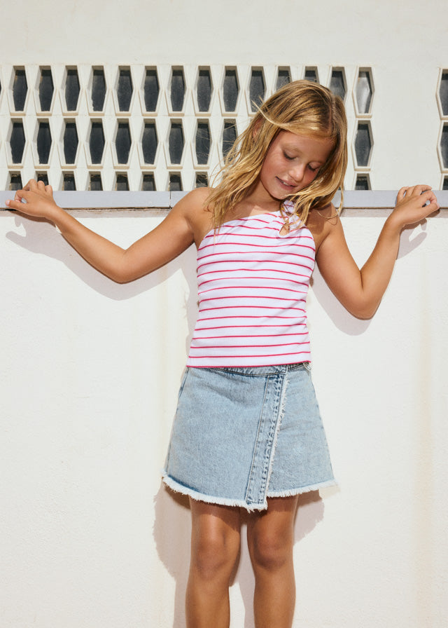 Gonna pantalone jeans
