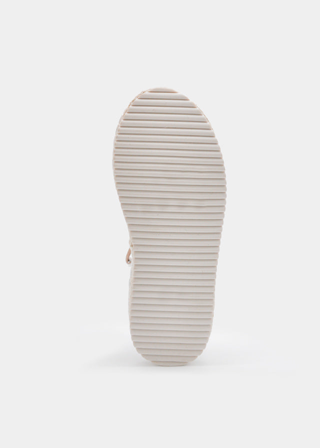 Scarpe con tallone juta