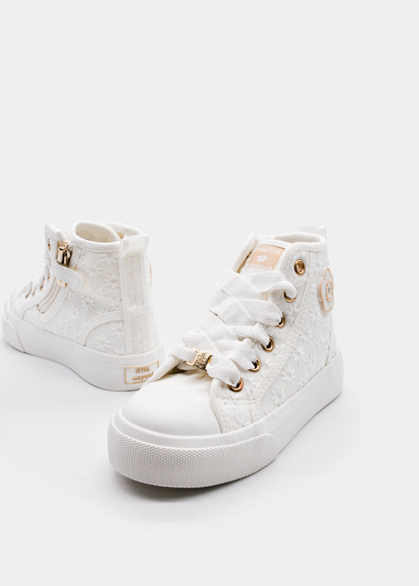 Fabric ankle boot