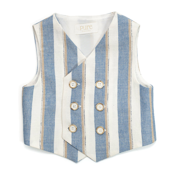 Linen Blend Vest