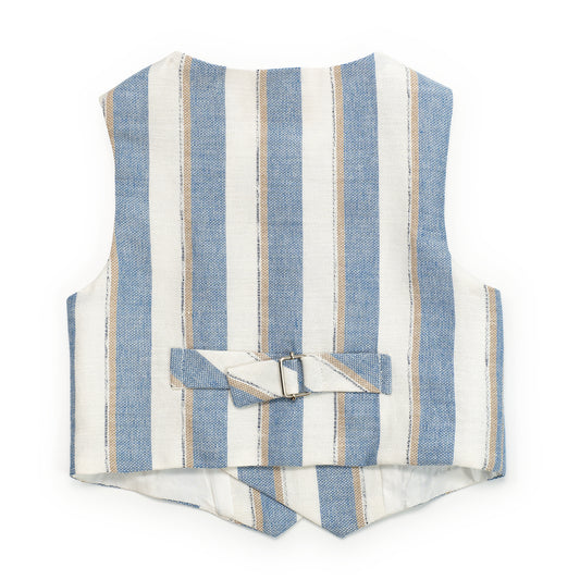 Gilet in misto lino