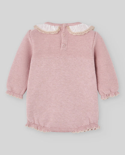 KNIT NEWBORN ROMPER "VAL"