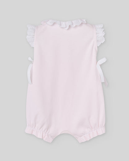 Completino neonata con bavetta
