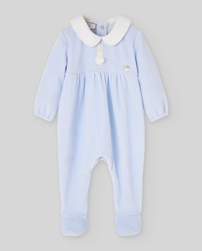 KNIT NEWBORN ROMPER "TERNURA O