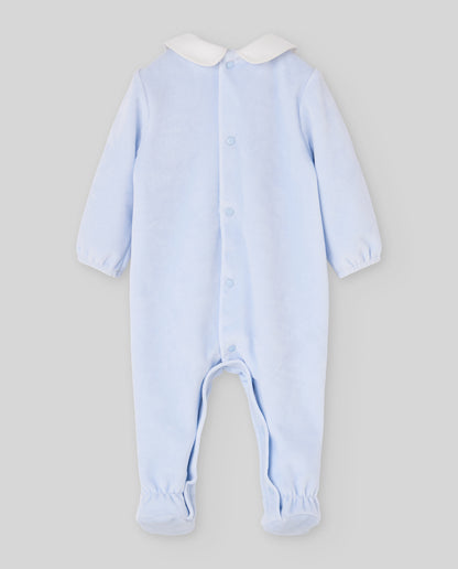 KNIT NEWBORN ROMPER "TERNURA O