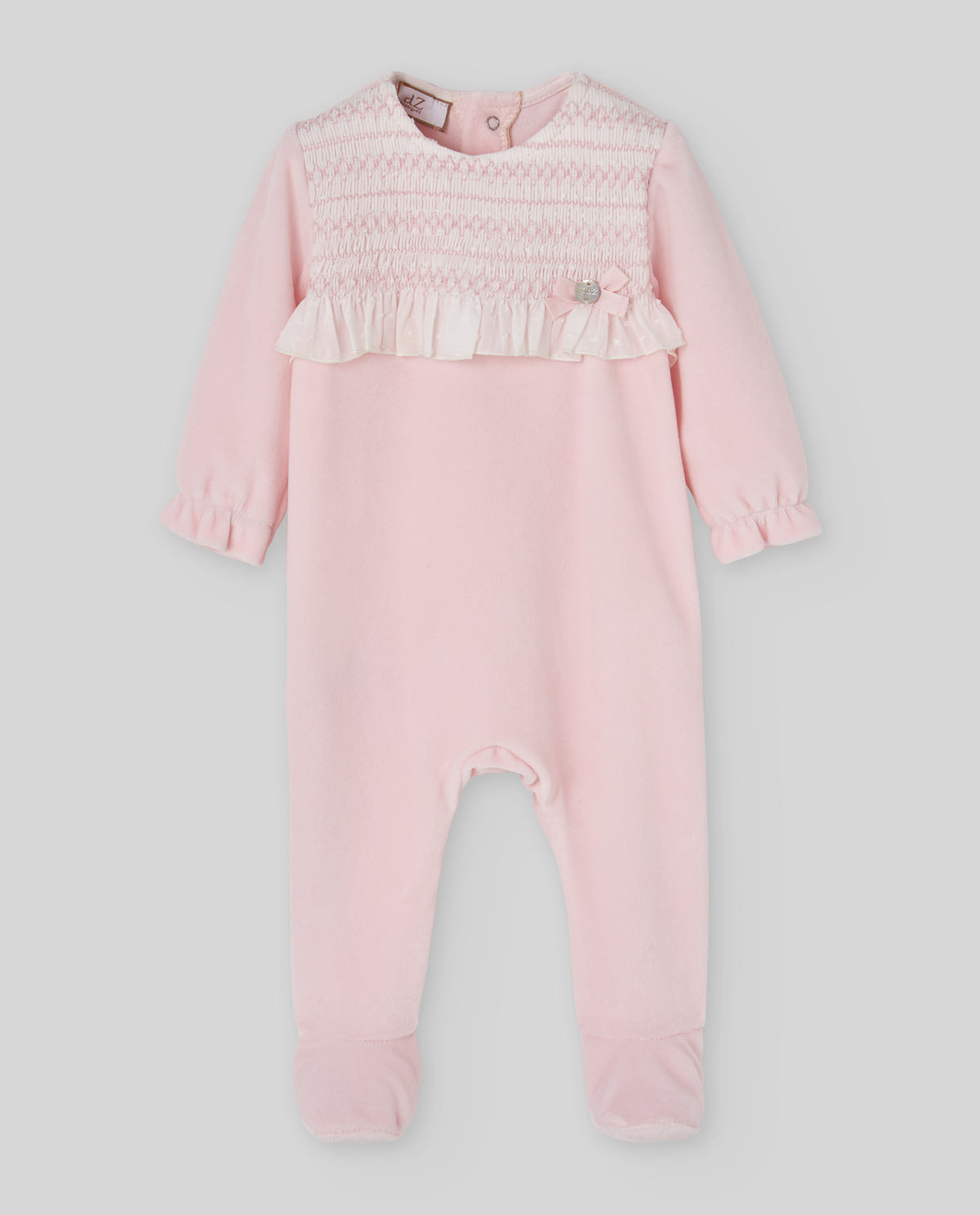 KNIT NEWBORN ROMPER "TERNURA O