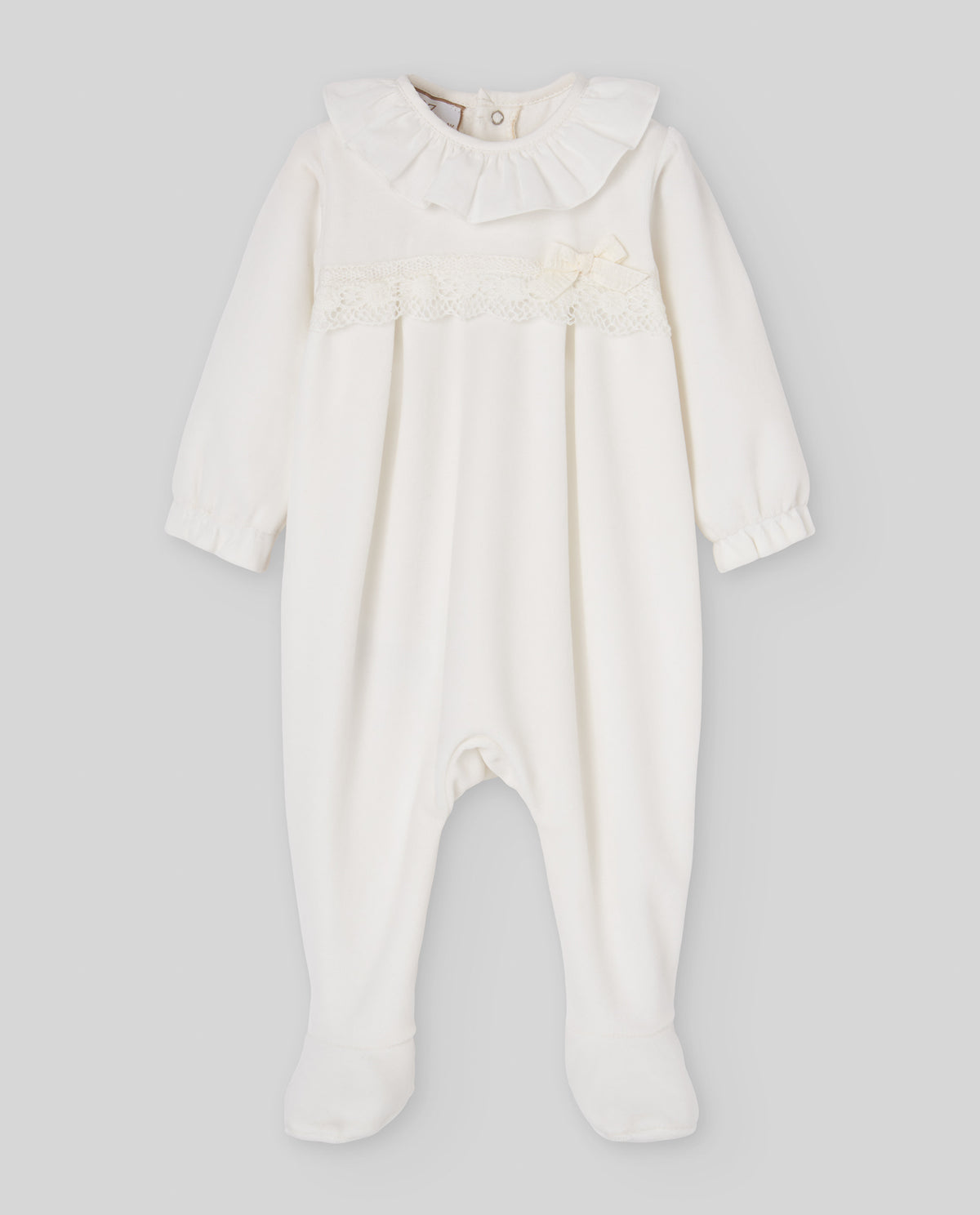 KNIT NEWBORN ROMPER "TERNURA O