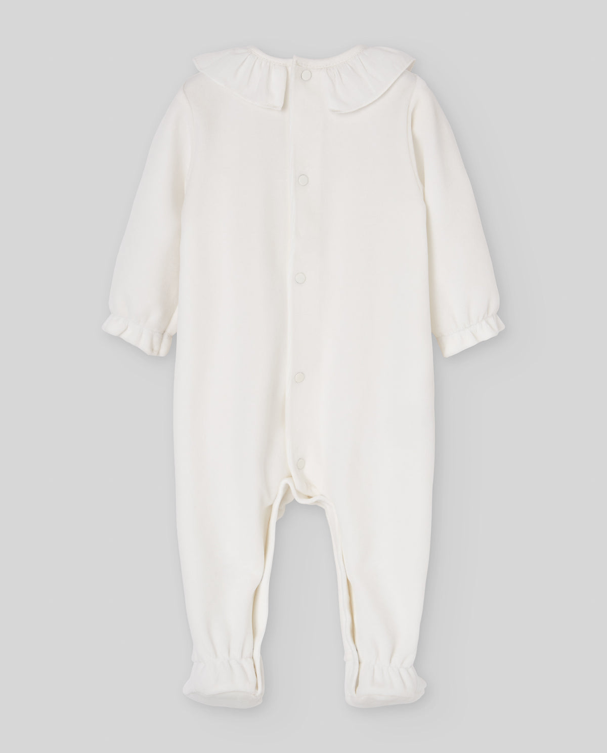 KNIT NEWBORN ROMPER "TERNURA O