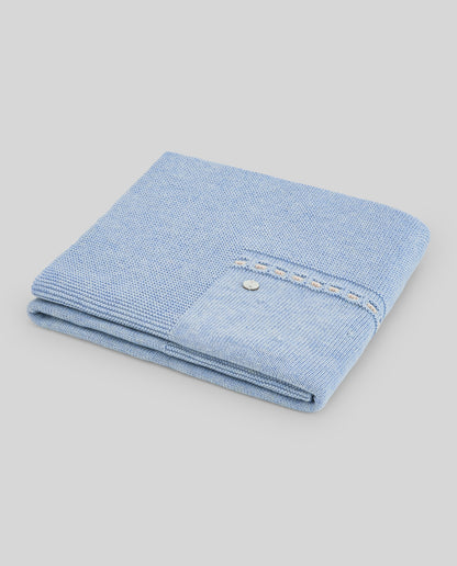 KNIT NEWBORN BLANKET "VAL"