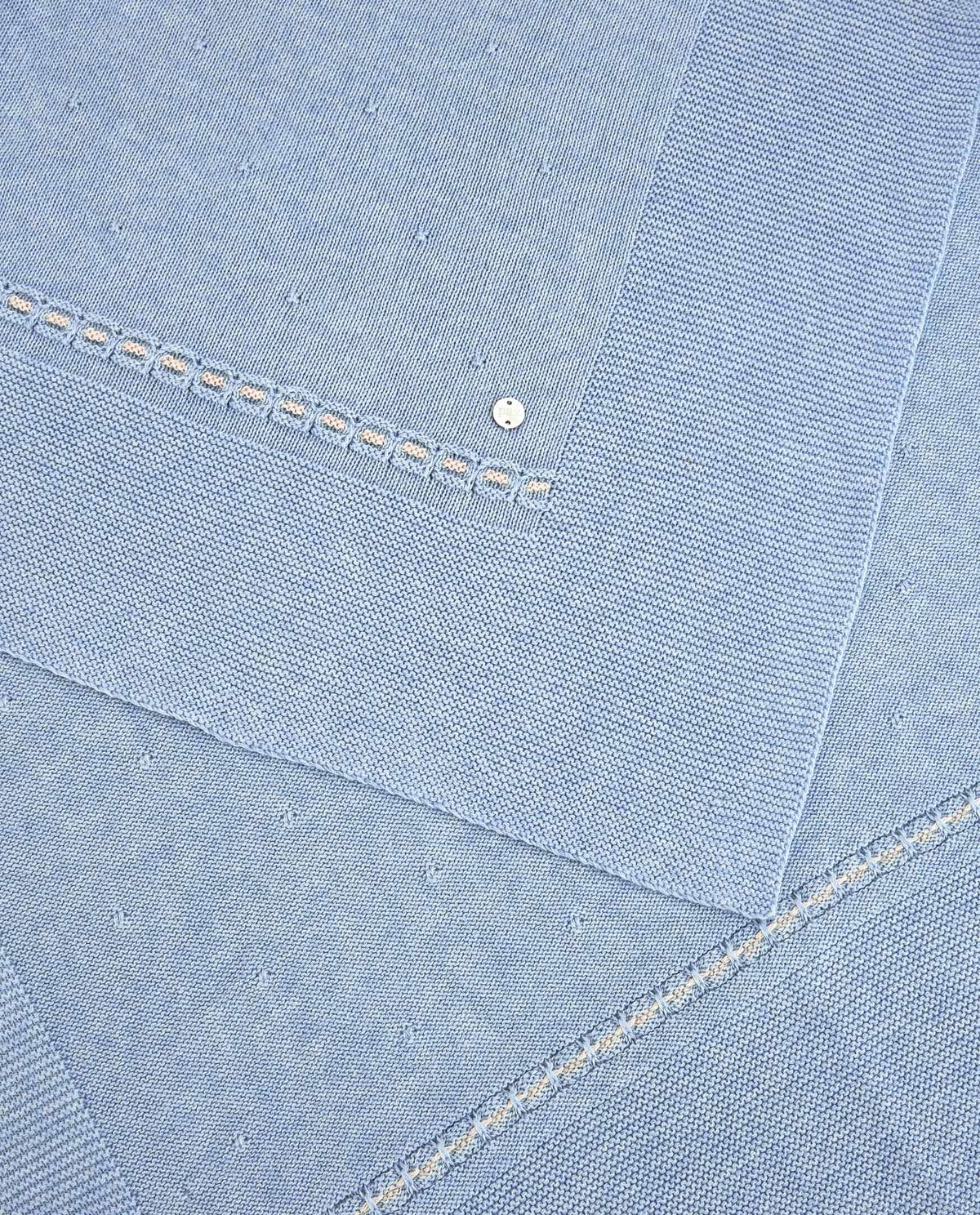 KNIT NEWBORN BLANKET "VAL"