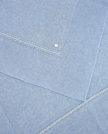 KNIT NEWBORN BLANKET "VAL"