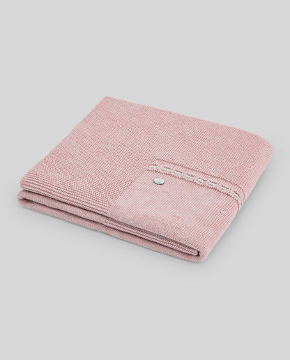 KNIT NEWBORN BLANKET "VAL"
