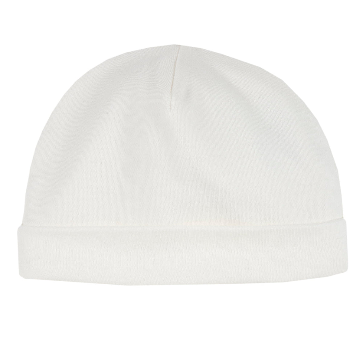 Cappellino neonato Chicco bianco con risvolto