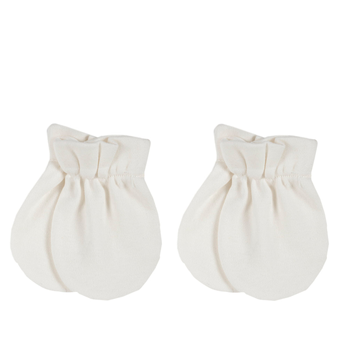 Muffole neonato Chicco bianche con polsino arricciato