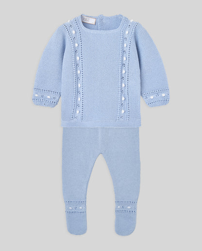 Completo neonato filo con cuffietta