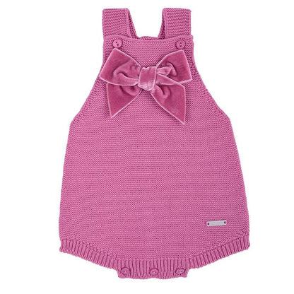 Tutina con fiocco velluto