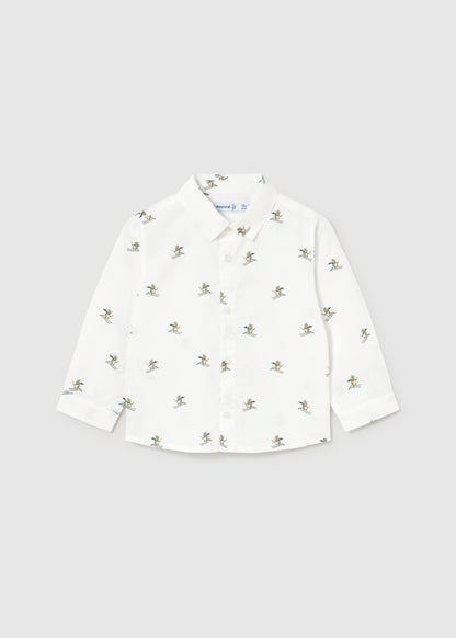 Camicia m/l stampata