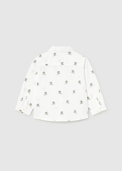 Camicia m/l stampata