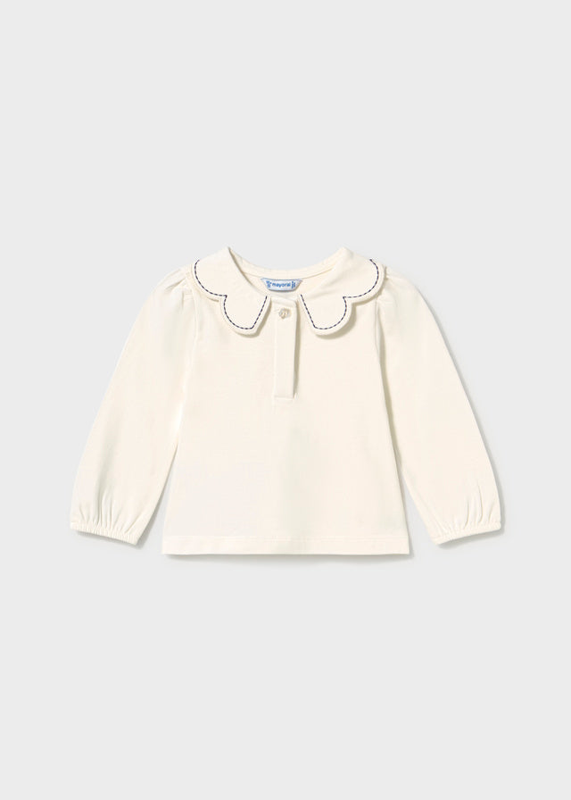 Polo m/l collo onde
