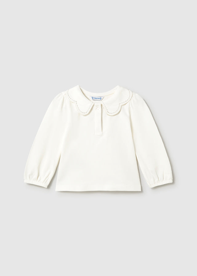 Polo m/l collo onde