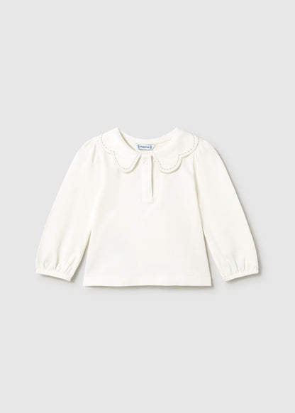 Polo m/l collo onde