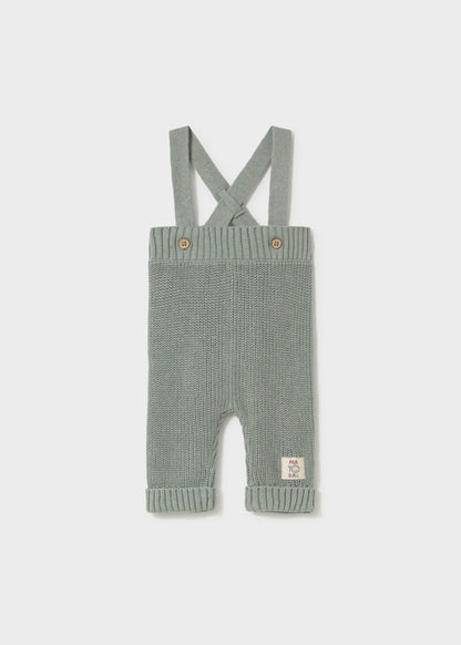 Pantalone bretelle tricot