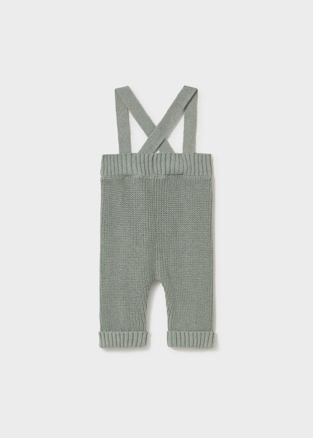 Pantalone bretelle tricot