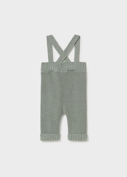 Pantalone bretelle tricot