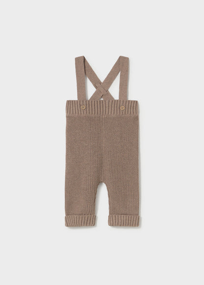 Pantalone bretelle tricot