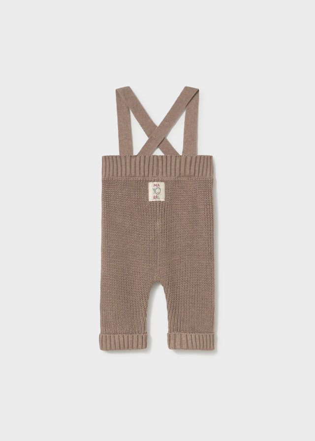 Pantalone bretelle tricot