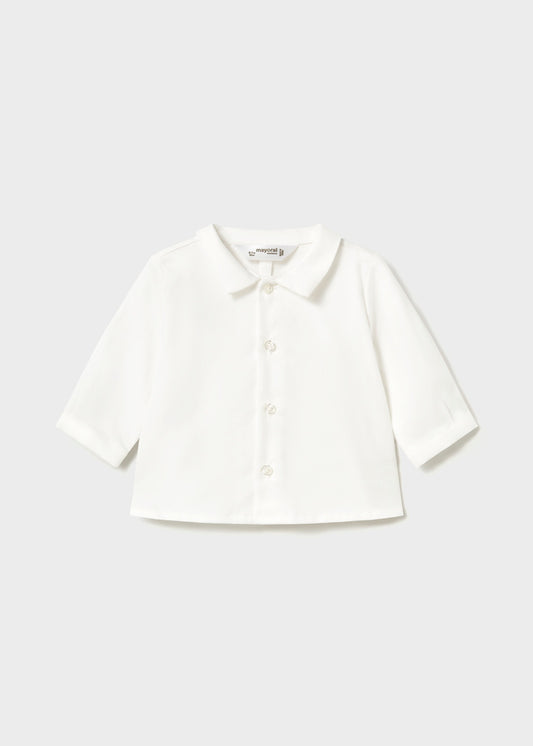 Camicia bianca con colletto del completo Mayoral Newborn