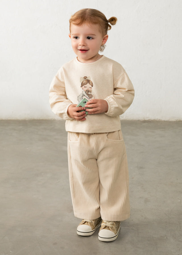 Pantalone punto panno