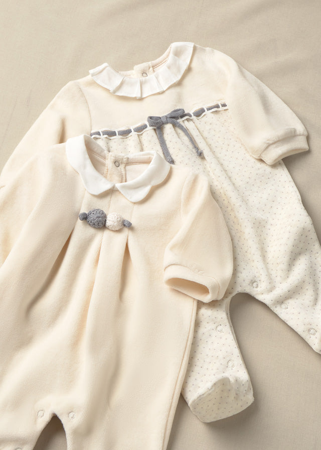 Set tutina collo velluto