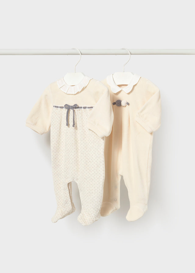 Set tutina collo velluto