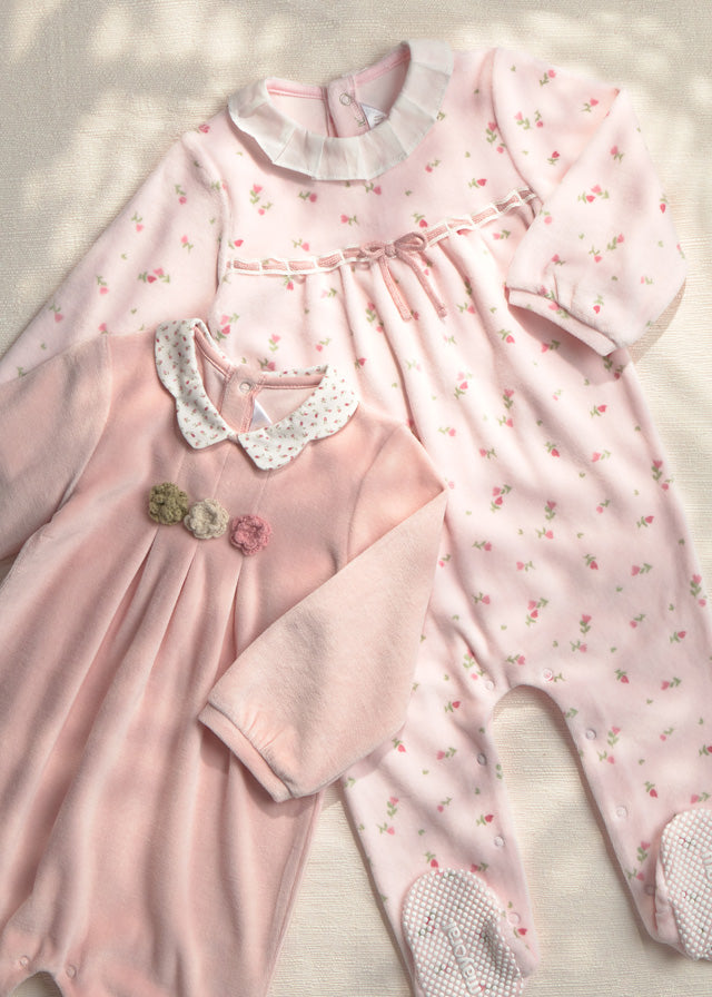 Set tutina collo velluto
