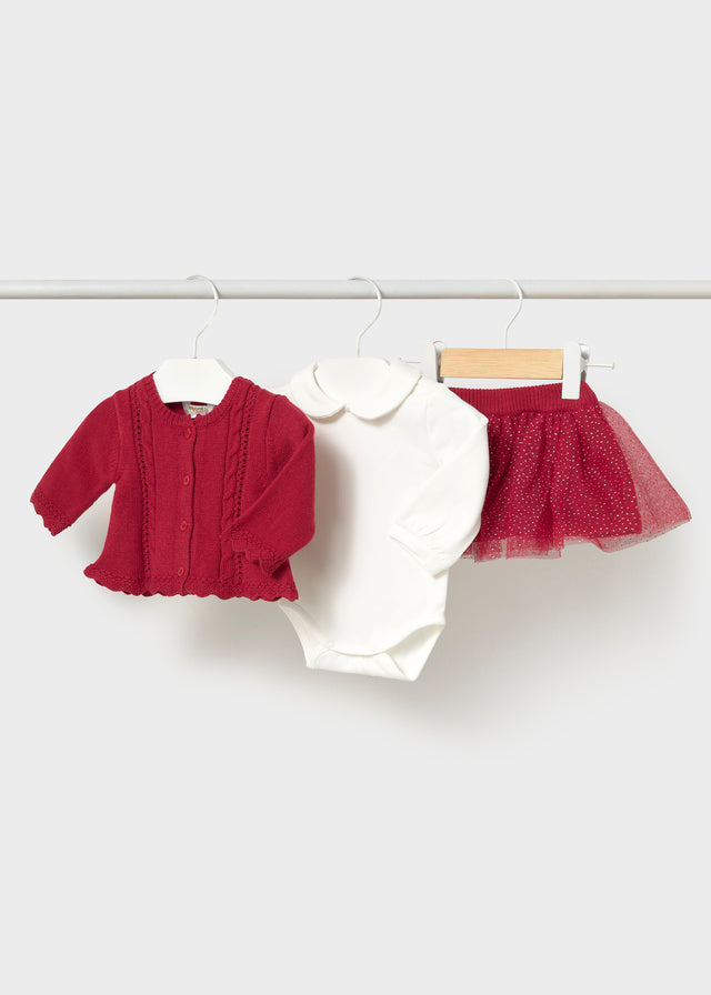 Compl. gonna tricot e tulle