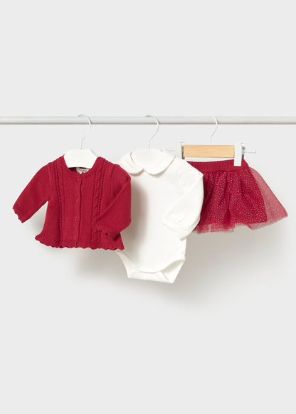 Compl. gonna tricot e tulle