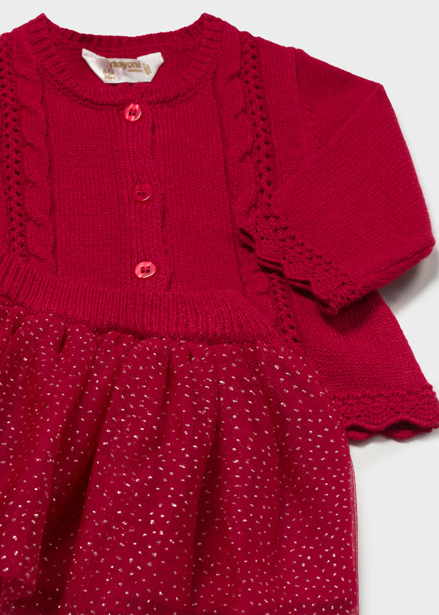Compl. gonna tricot e tulle